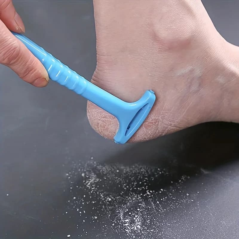 Dissolvant de callosités du talon du pied, outil de soins de la peau morte, râpe de pédicure Portable en plastique 1 pièce