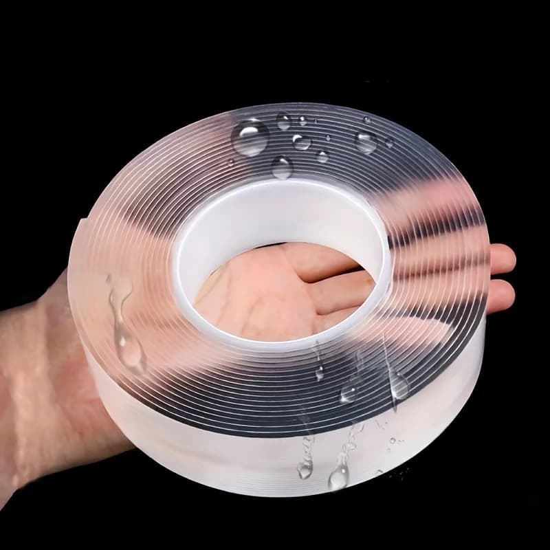 "Ruban adhésif imperméable double face réutilisable, polyvalent, parfait pour la cuisine et les fournitures chaudes"